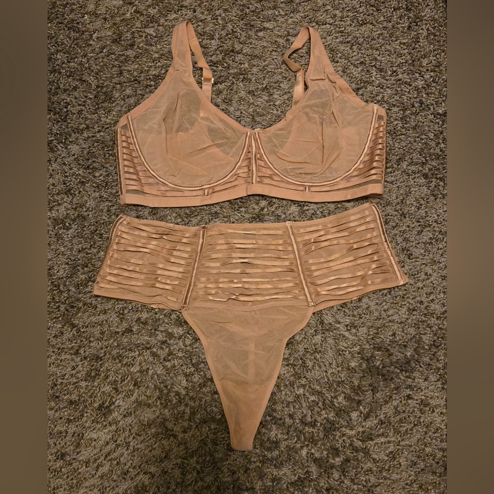 Victoria's Secret strappy nude set